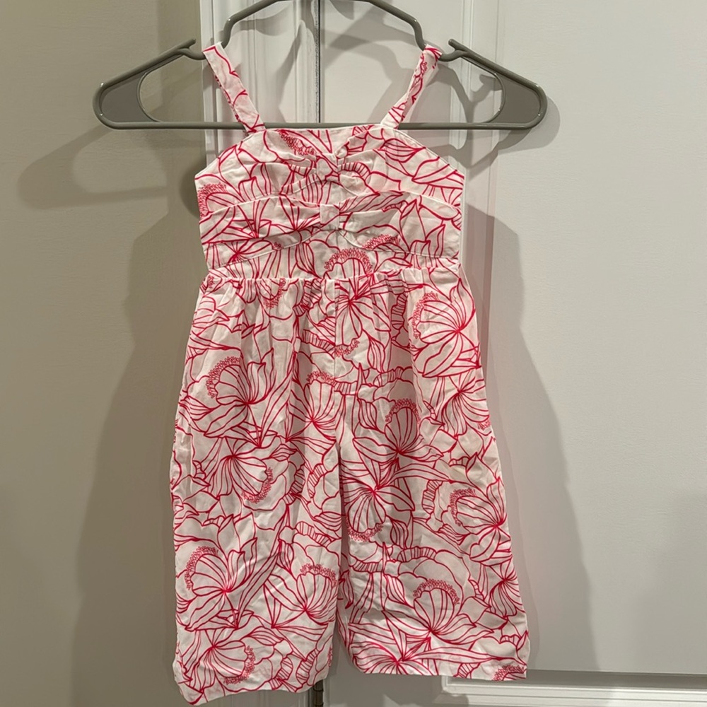 Janie and Jack Peony Double Knot Jumpsuit.